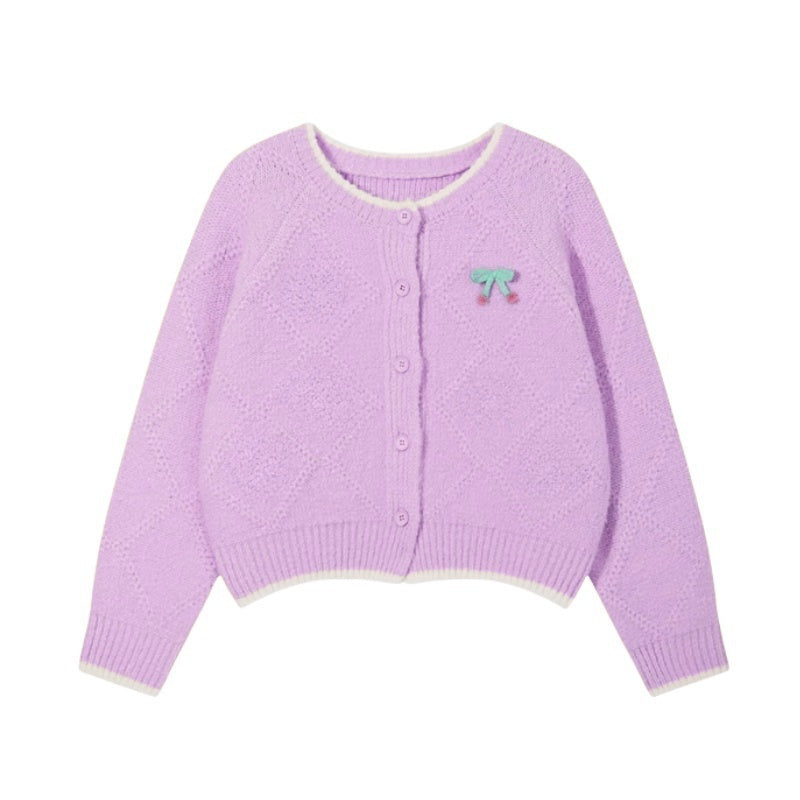 Everyday Wear Contrast Bow Sweater