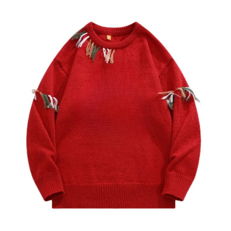 Festive Street-Style Christmas Sweater
